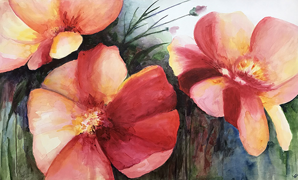 Papoulas - 100 x 60  - AST - 2019